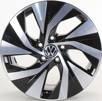 ORIGINAL EQUIPMENT D VW 17" Zwart Glans / Gepolijst