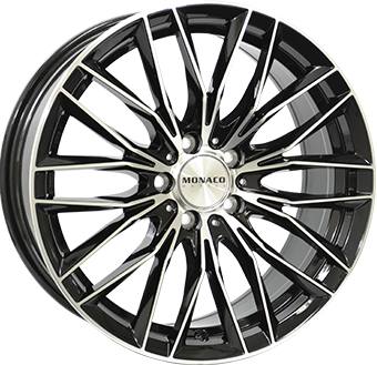 536 MONACO WHEELS GP2 21" Zwart Glans / Gepolijst