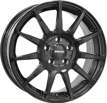 MONACO WHEELS RALLYE 17" Zwart Glans