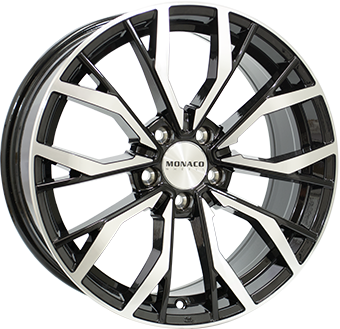 598 MONACO WHEELS GP5 18" Zwart Glans / Gepolijst