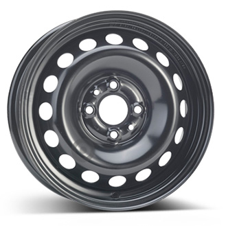6165 STEEL WHEELS STAAL 14" Zwart
