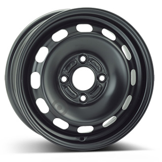 6275 STEEL WHEELS STAAL 14" Zwart