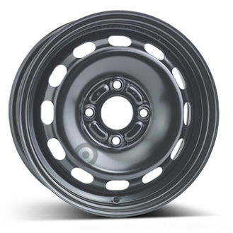 6355 STEEL WHEELS STAAL 14" Zwart