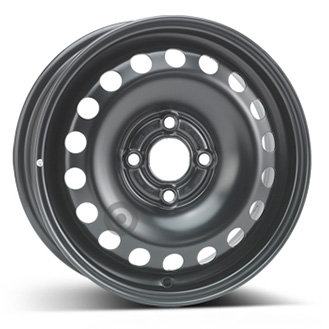 6795 STEEL WHEELS STAAL 14" Zwart