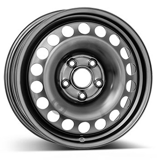 7025 STEEL WHEELS STAAL 16" Zwart
