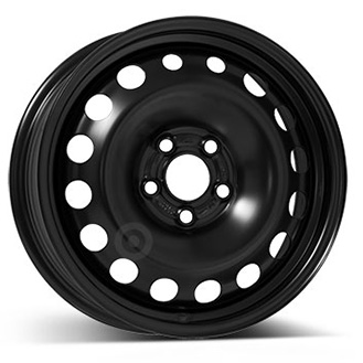 7232 STEEL WHEELS STAAL 16" Zwart