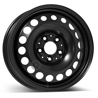 7732 STEEL WHEELS STAAL 16" Zwart