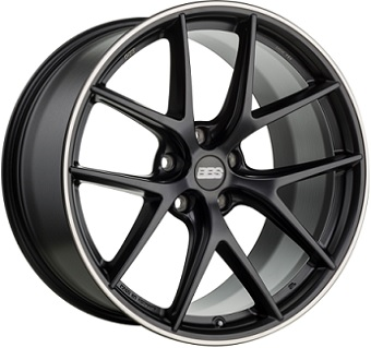 BBS CI-R 19" Mat Zwart / Gepolijst