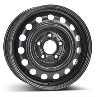 8756 STEEL WHEELS STAAL 16" Zwart