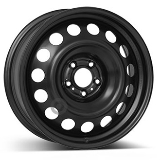 9036 STEEL WHEELS STAAL 17" Zwart