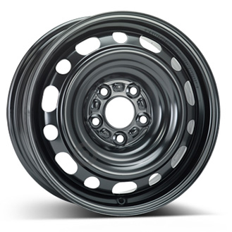 9062 STEEL WHEELS STAAL 16" Zwart