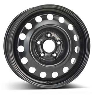 9147 STEEL WHEELS STAAL 16" Zwart