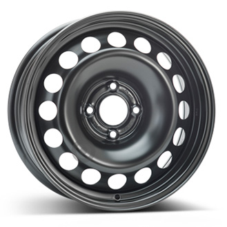 9432 STEEL WHEELS STAAL 16" Zwart