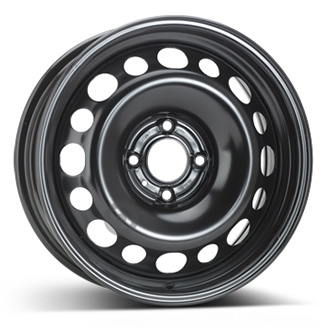 9493 STEEL WHEELS STAAL 16" Zwart