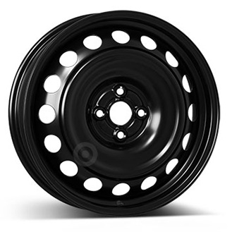 STEEL WHEELS STAAL 17" Zwart