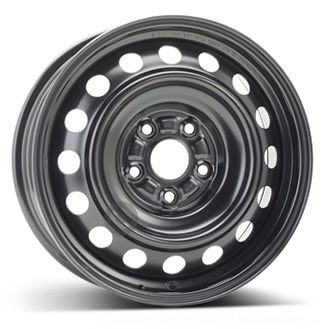9683 STEEL WHEELS STAAL 16" Zwart