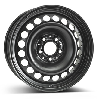9732 STEEL WHEELS STAAL 16" Zwart